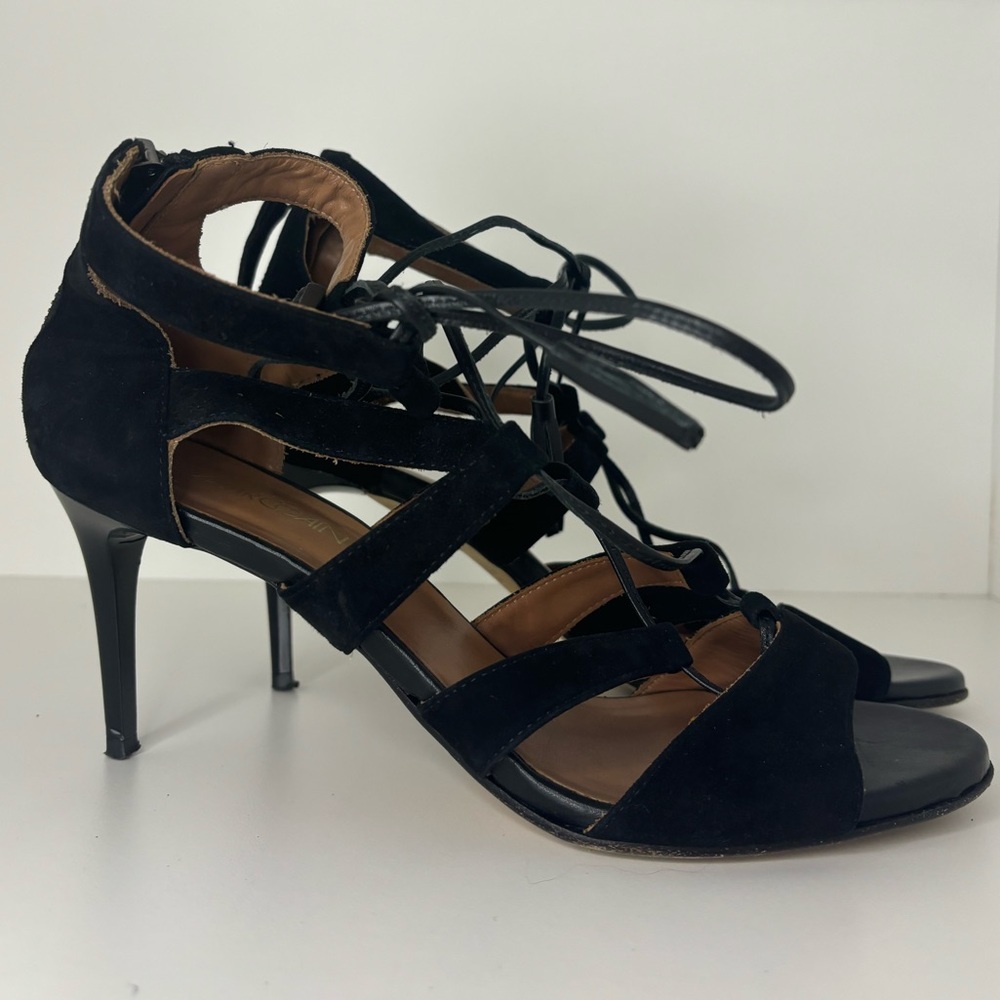 MARC CAIN SUEDE LACE UP HEELS